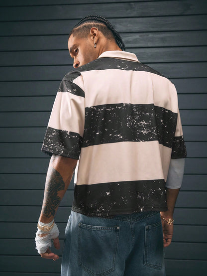 Men's Loose Fit Short Sleeve Polo