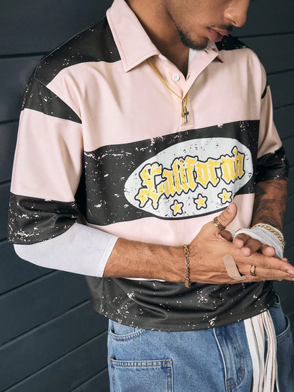 Men's Loose Fit Short Sleeve Polo