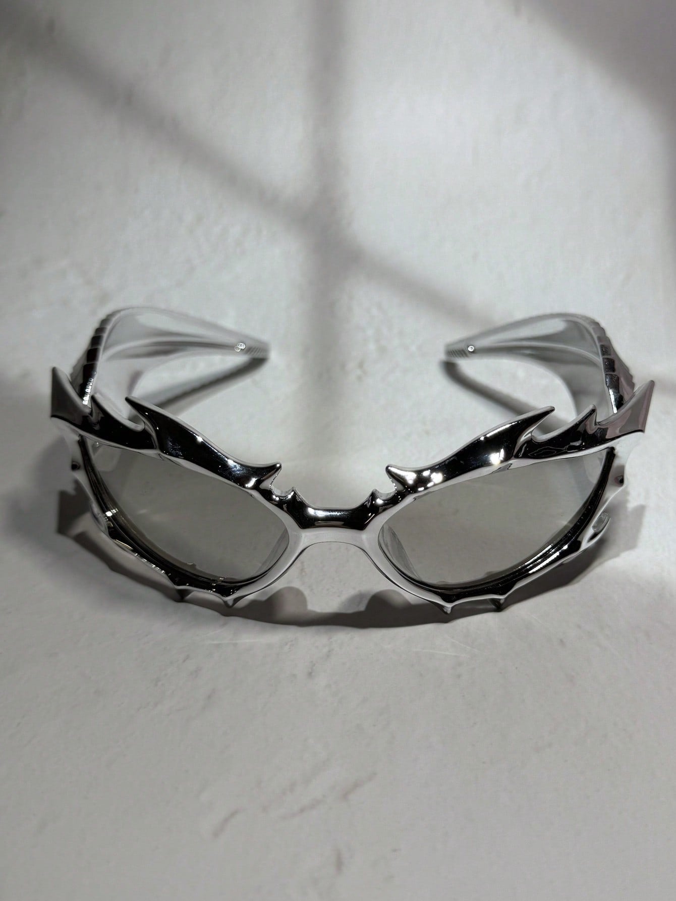 3D Printed Cyberpunk Dragon Horn Sci-Fi Glasses