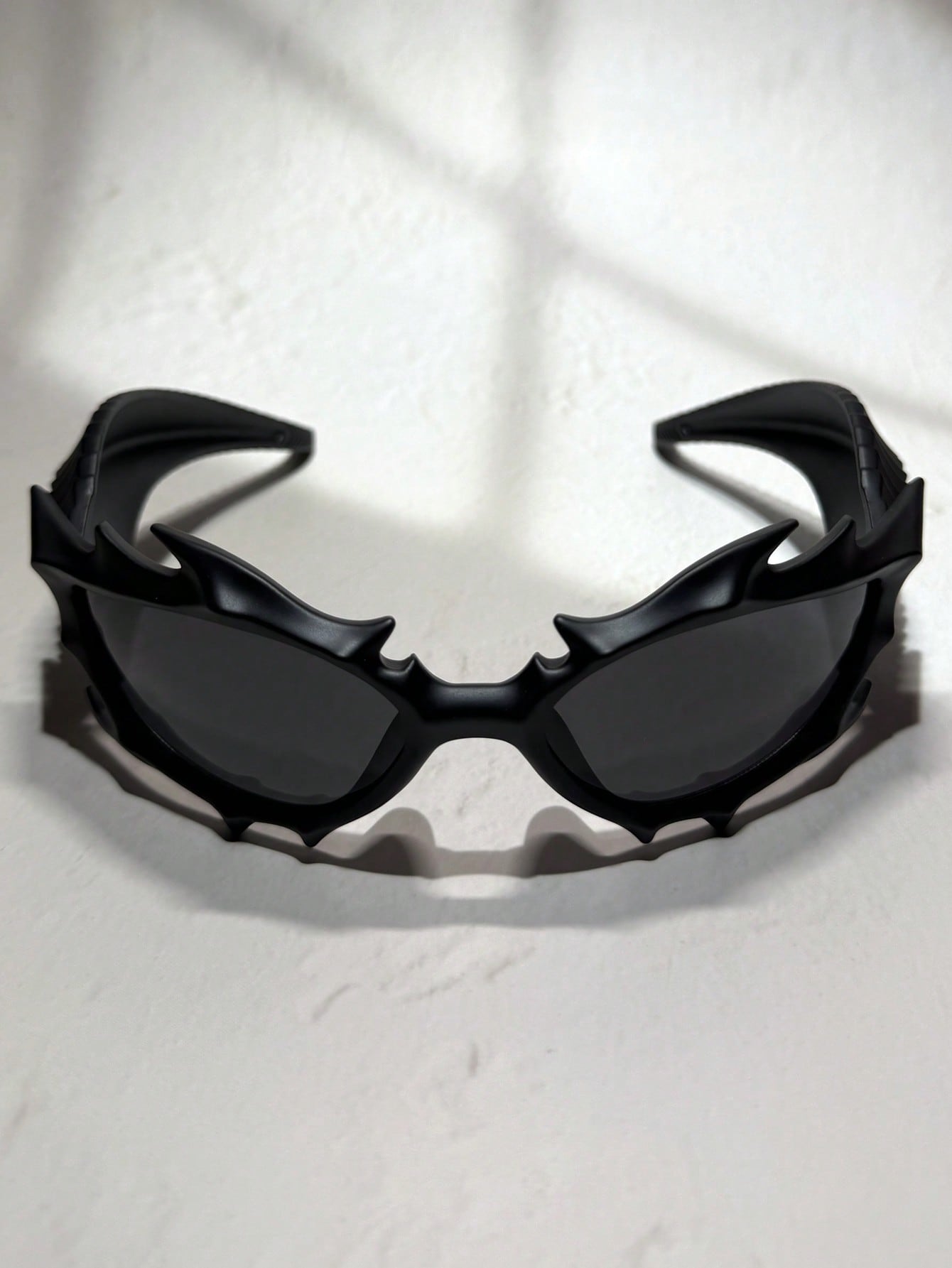 3D Printed Cyberpunk Dragon Horn Sci-Fi Glasses