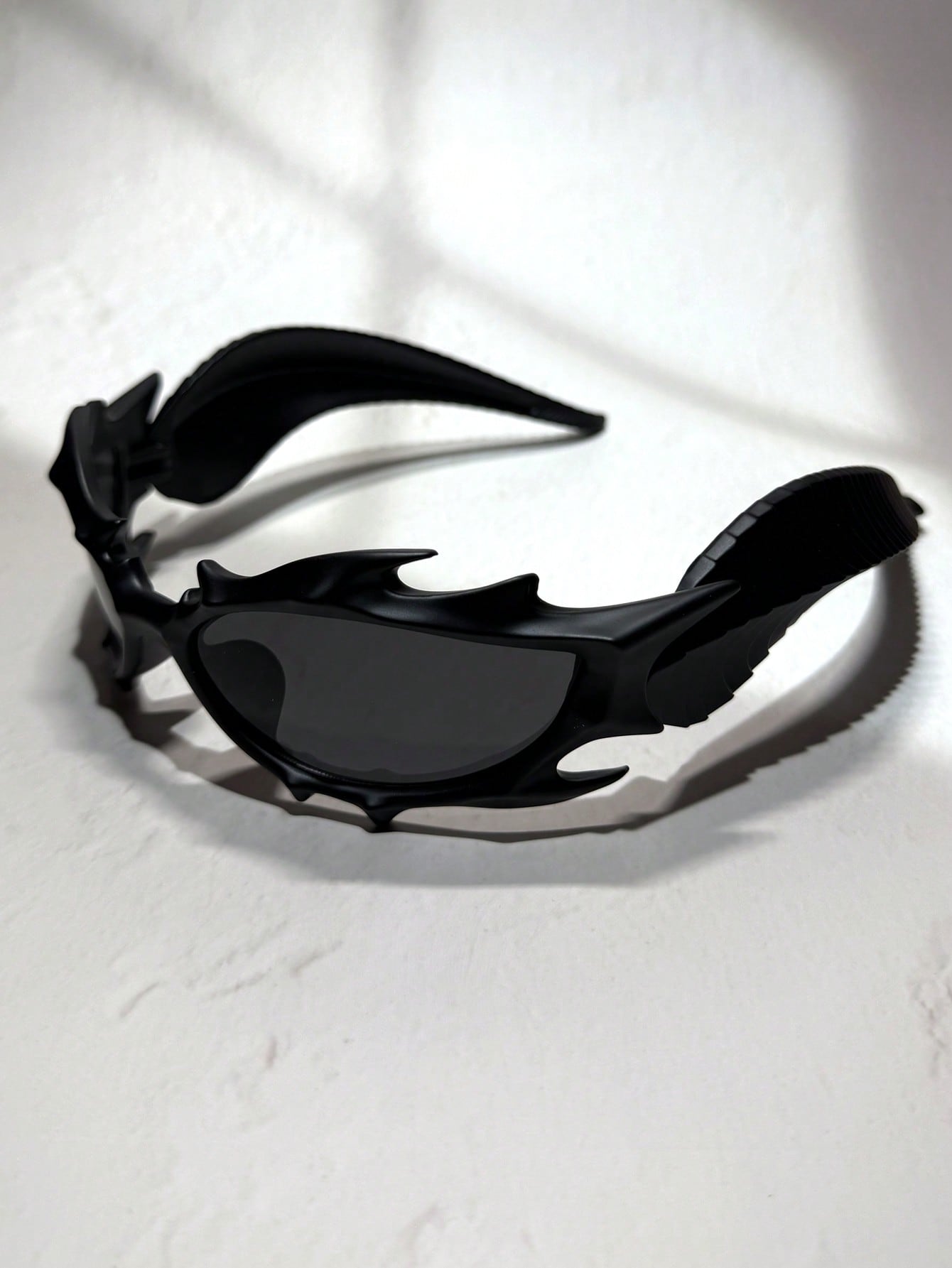 3D Printed Cyberpunk Dragon Horn Sci-Fi Glasses