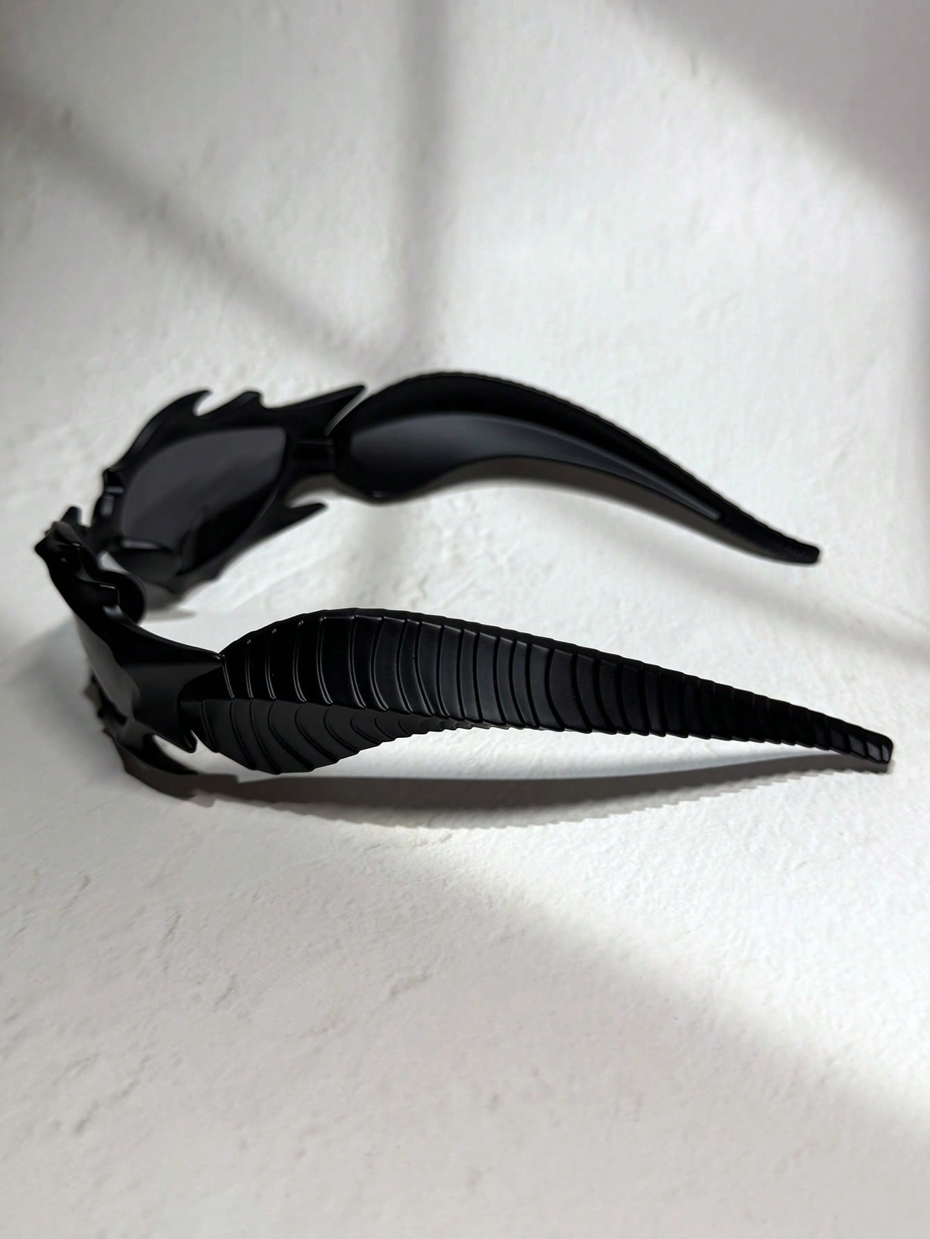 3D Printed Cyberpunk Dragon Horn Sci-Fi Glasses