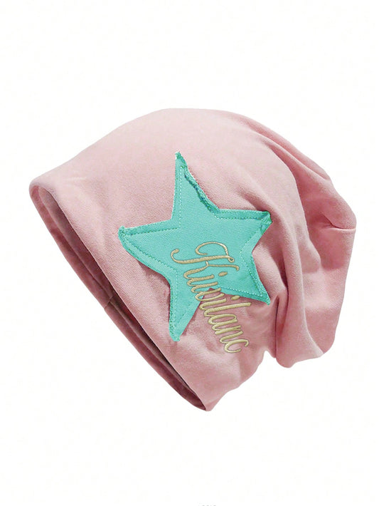 Vintage Starry Embroidery Fringe Beanie Streetwear Hat