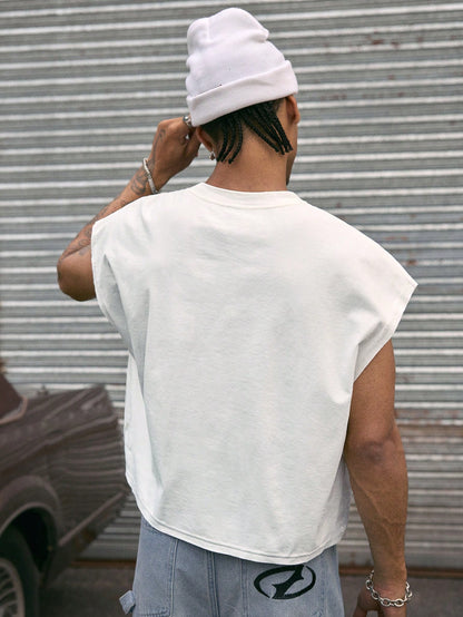 Men's Loose Streetwear Boxy Tank Top