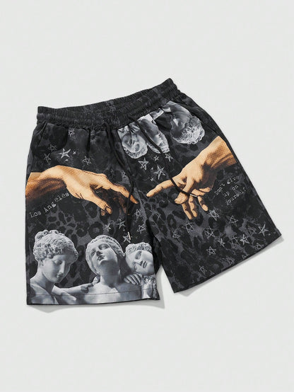 Men's Street Life Printed Woven Summer Shorts