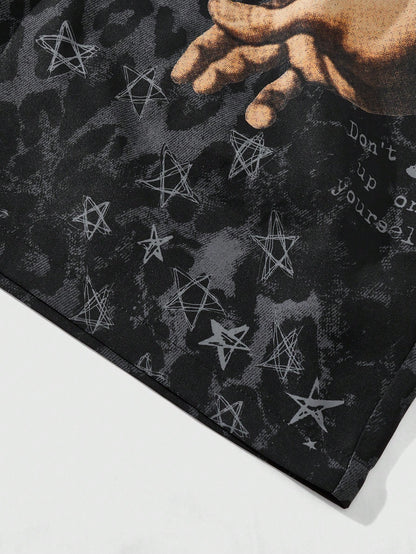 Men's Street Life Printed Woven Summer Shorts