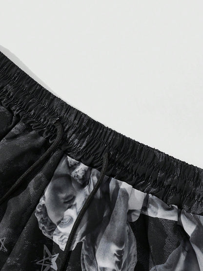Men's Street Life Printed Woven Summer Shorts