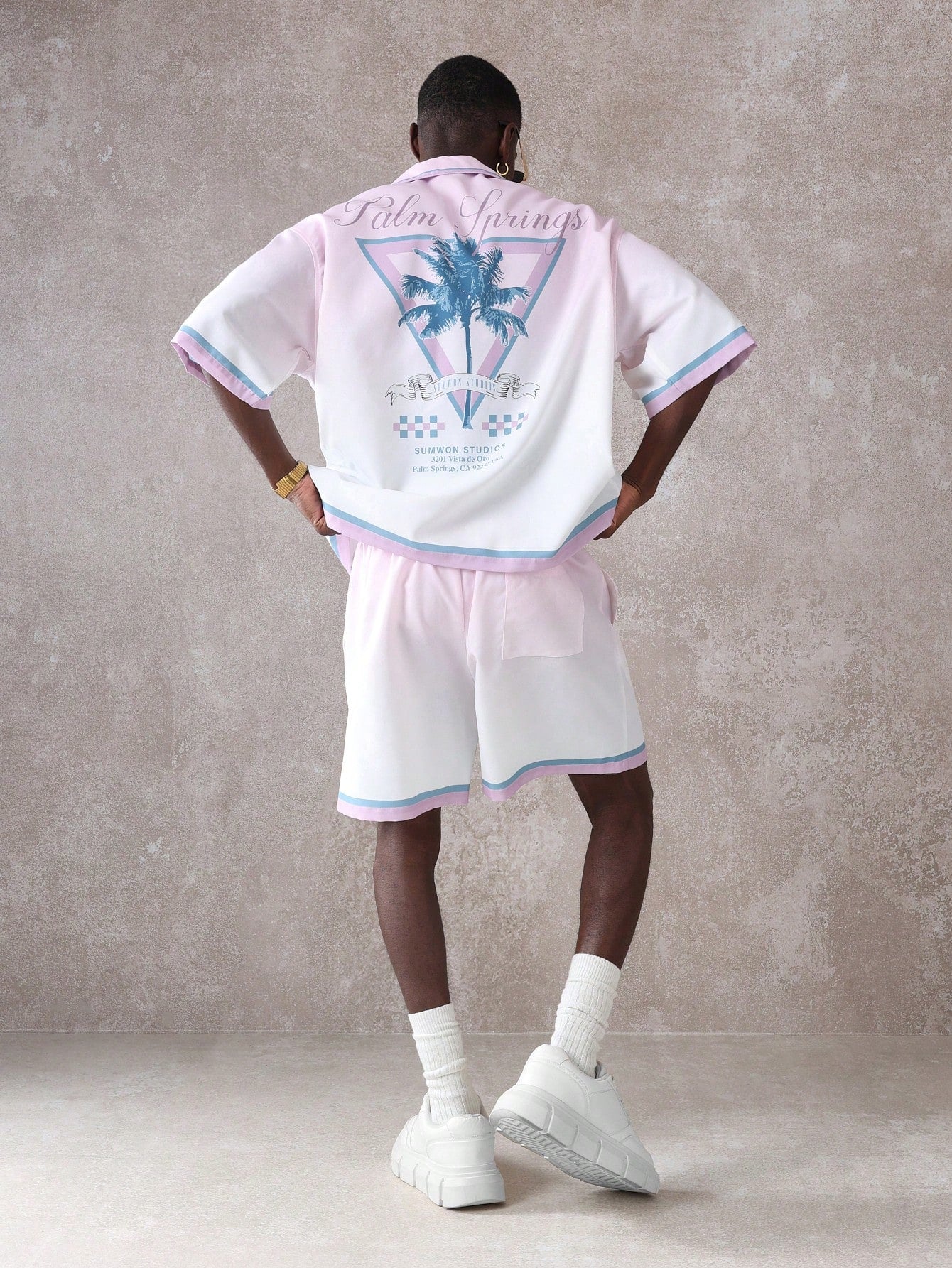 Palm Springs Summer Resort Shirt and Shorts Set