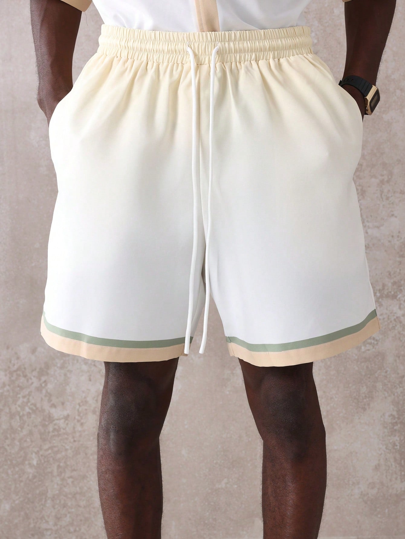 Palm Springs Resort Men’s Shirt and Shorts Summer Set