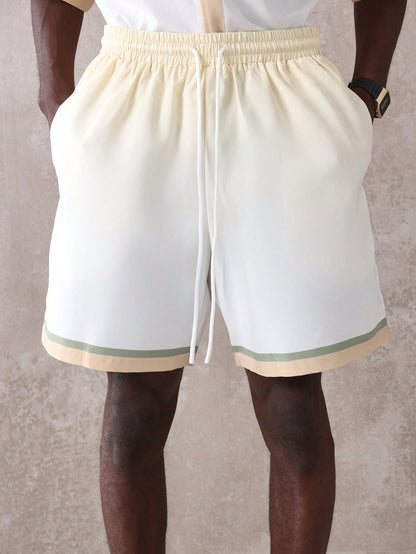 Palm Springs Resort Men’s Shirt and Shorts Summer Set