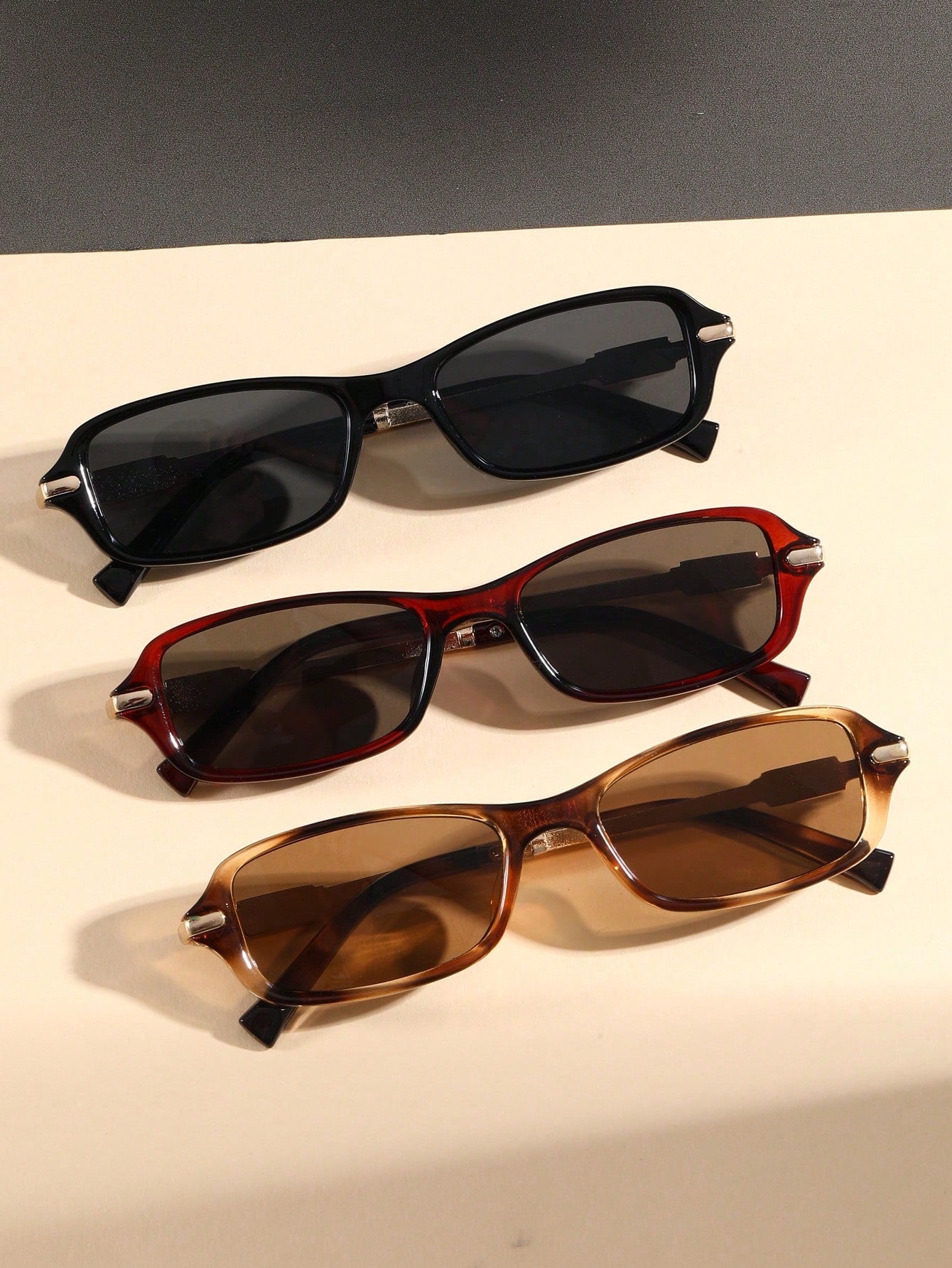 Women’s Retro Small Frame Cat Eye Glasses with Metal Legs
