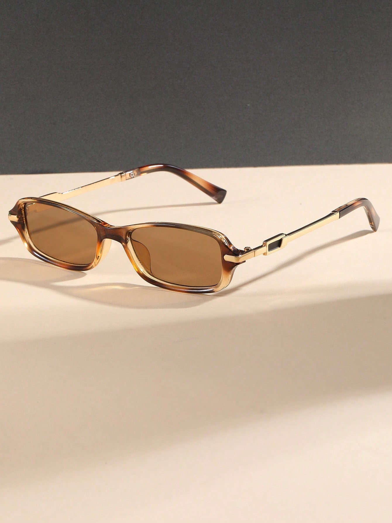 Women’s Retro Small Frame Cat Eye Glasses with Metal Legs