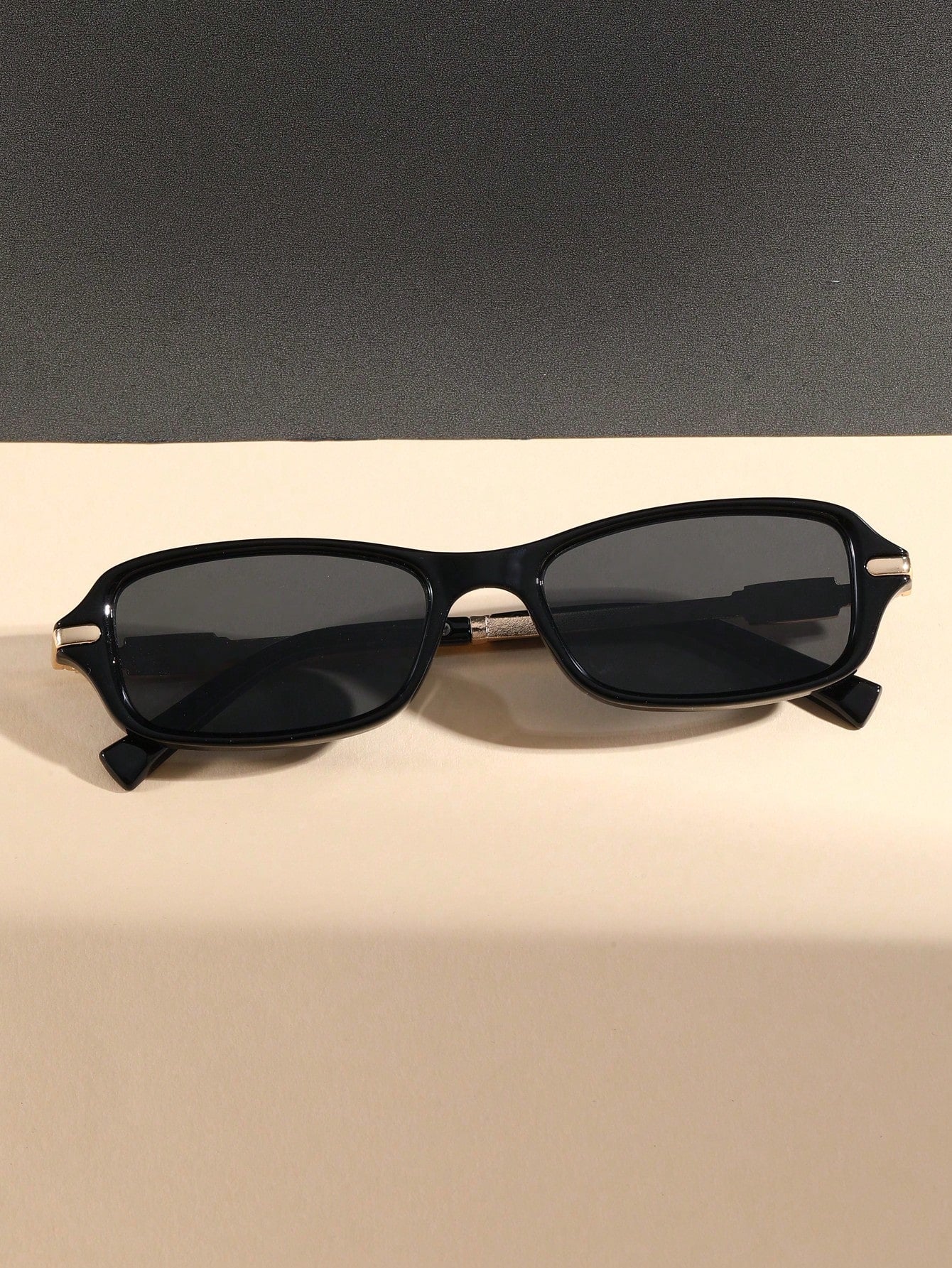 Retro Small Frame Cat Eye Glasses with Metal Legs