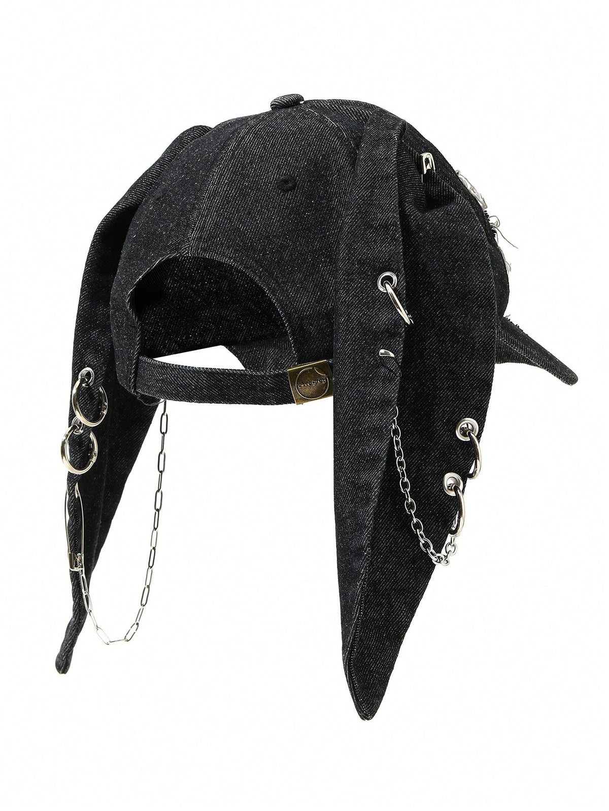 Y2K Distressed Rabbit Ear Punk Baseball Cap