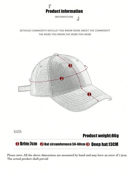 Washed Shark Embroidery Sun Protection Baseball Cap