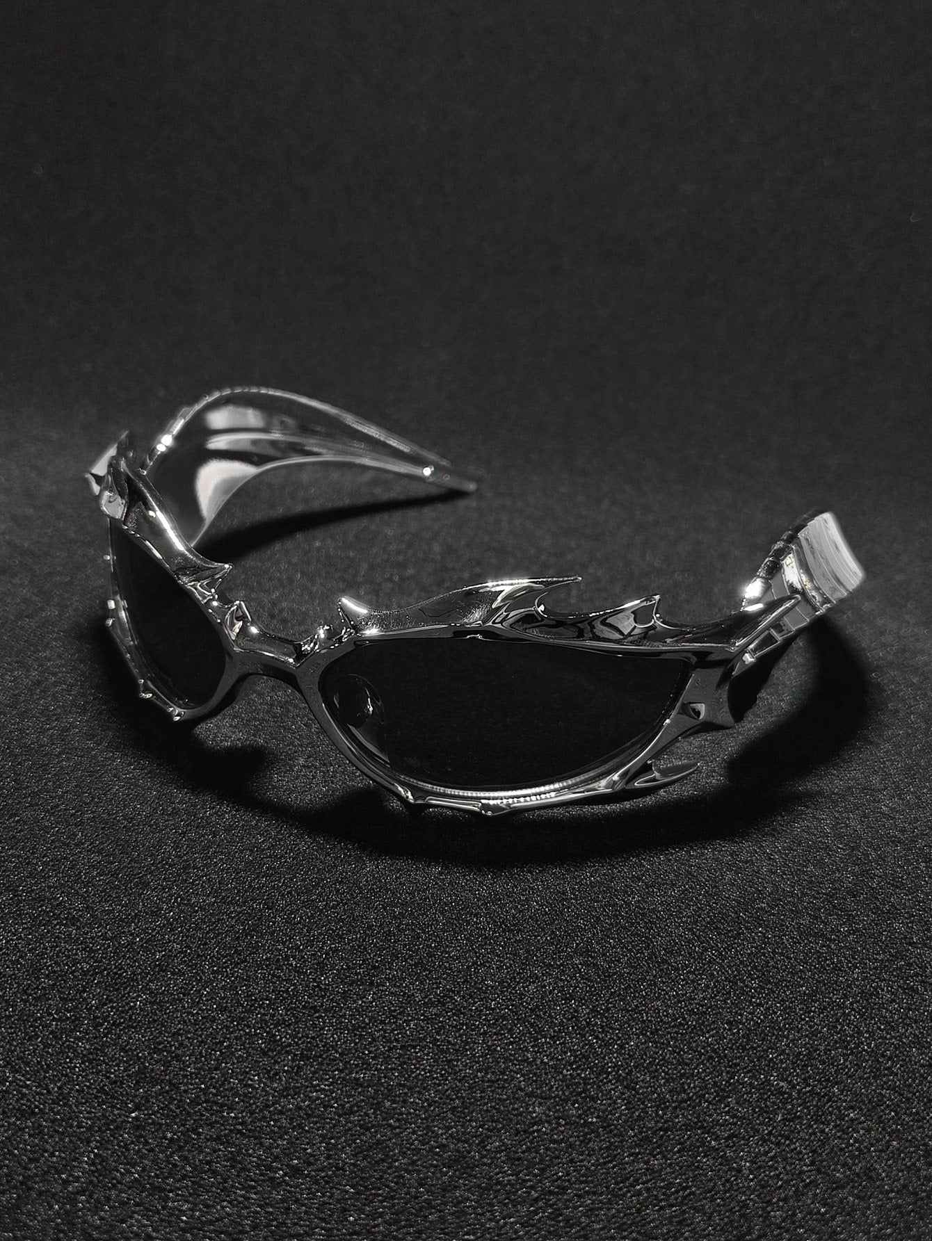 3D Printed Cyberpunk Dragon Horn Sci-Fi Glasses