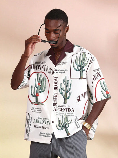 Desert Bloom Cactus Resort Shirt