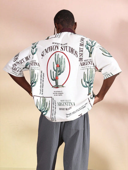 Desert Bloom Cactus Resort Shirt