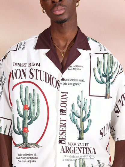 Desert Bloom Cactus Resort Shirt