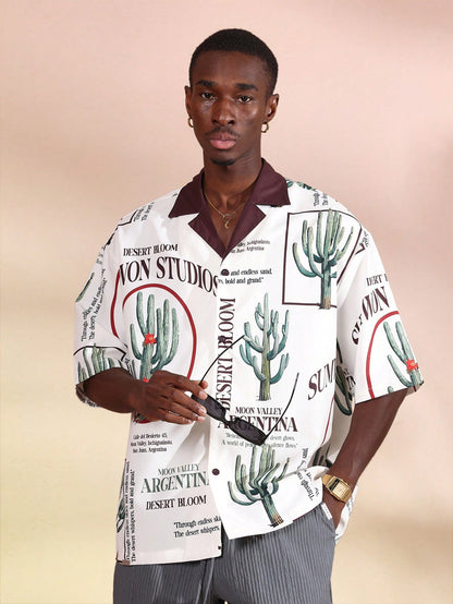 Desert Bloom Cactus Resort Shirt