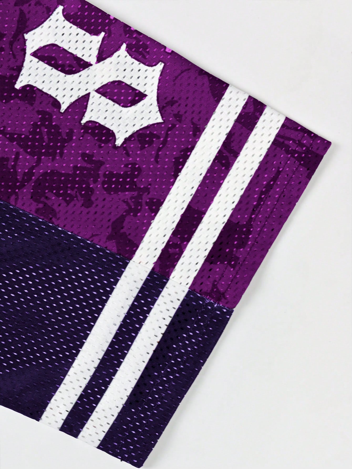 Purple Gothic Punk V-Neck Jersey