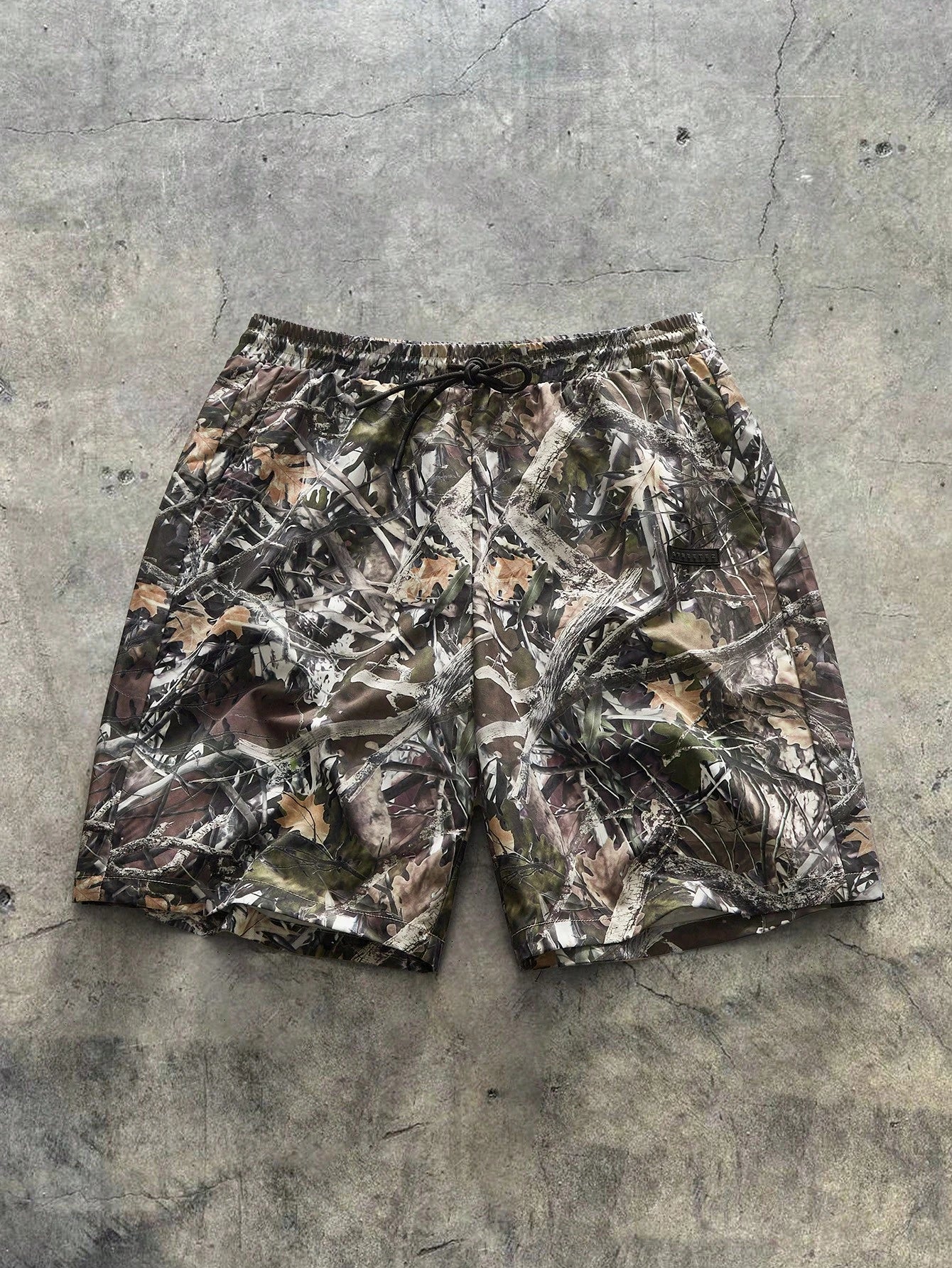 Men's Digital Print Loose Summer Woven Shorts