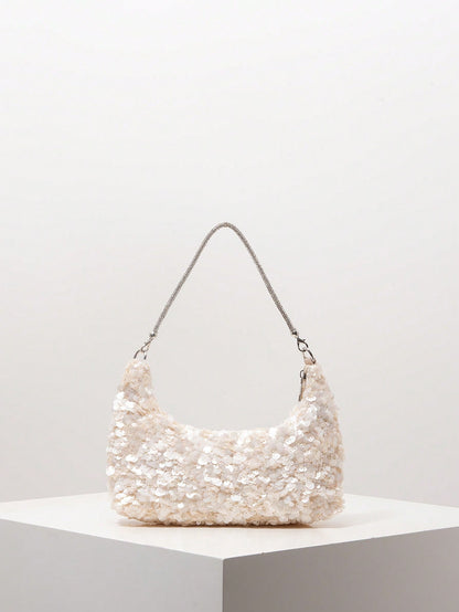 Elegant Rose Flower Bridal Party & Prom Shoulder Bag