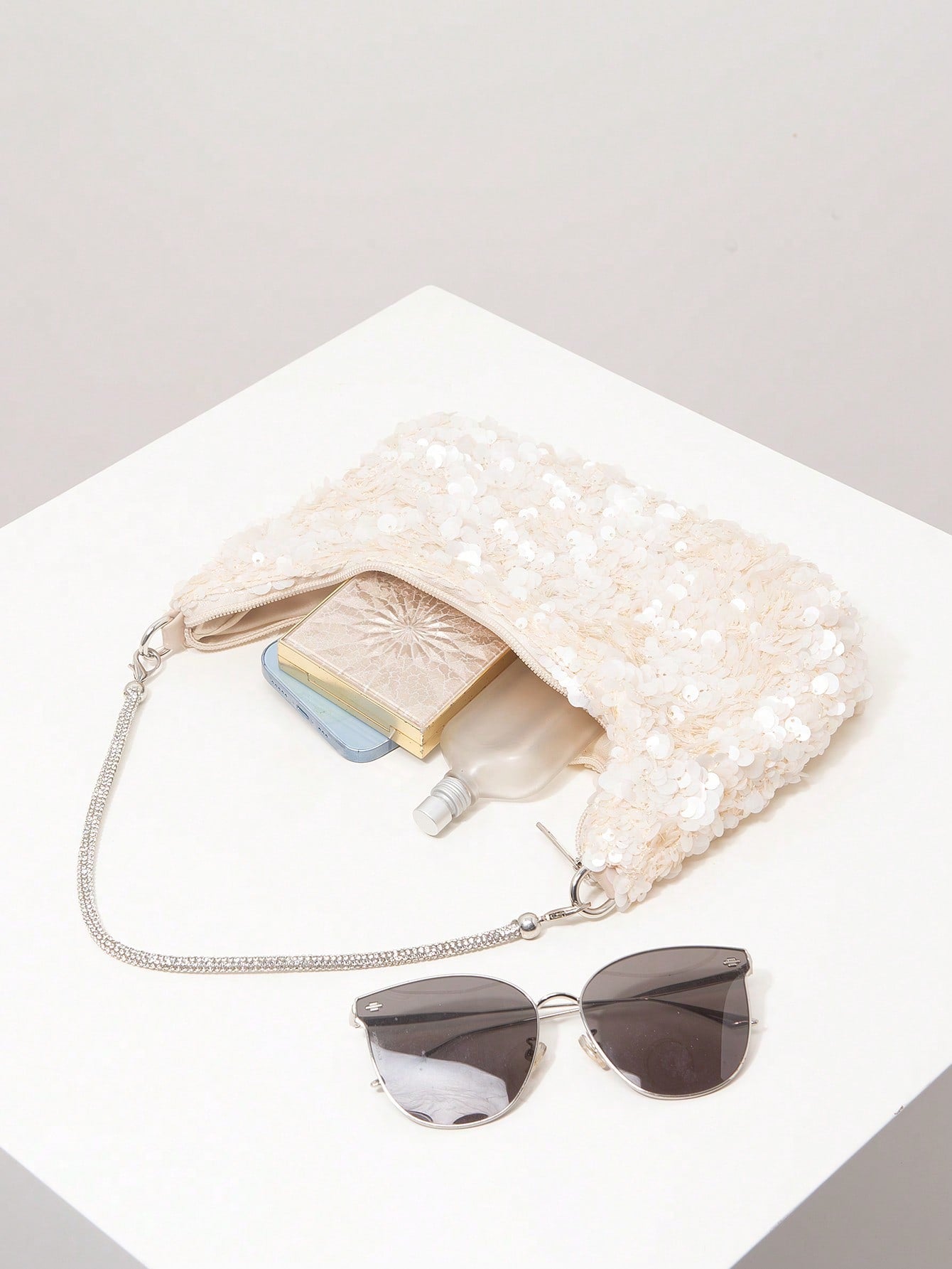 Elegant Sparkling Sequin Party Shoulder Bag & Purse