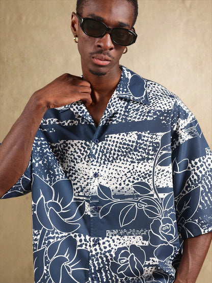 Resort Collection Floral Boxy Short Sleeve Shirt