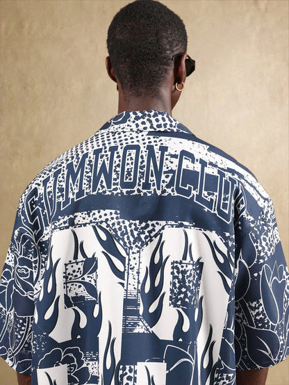 Resort Collection Floral Boxy Short Sleeve Shirt