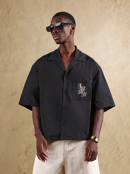 Amalfi Coast Window Print Boxy Summer Shirt