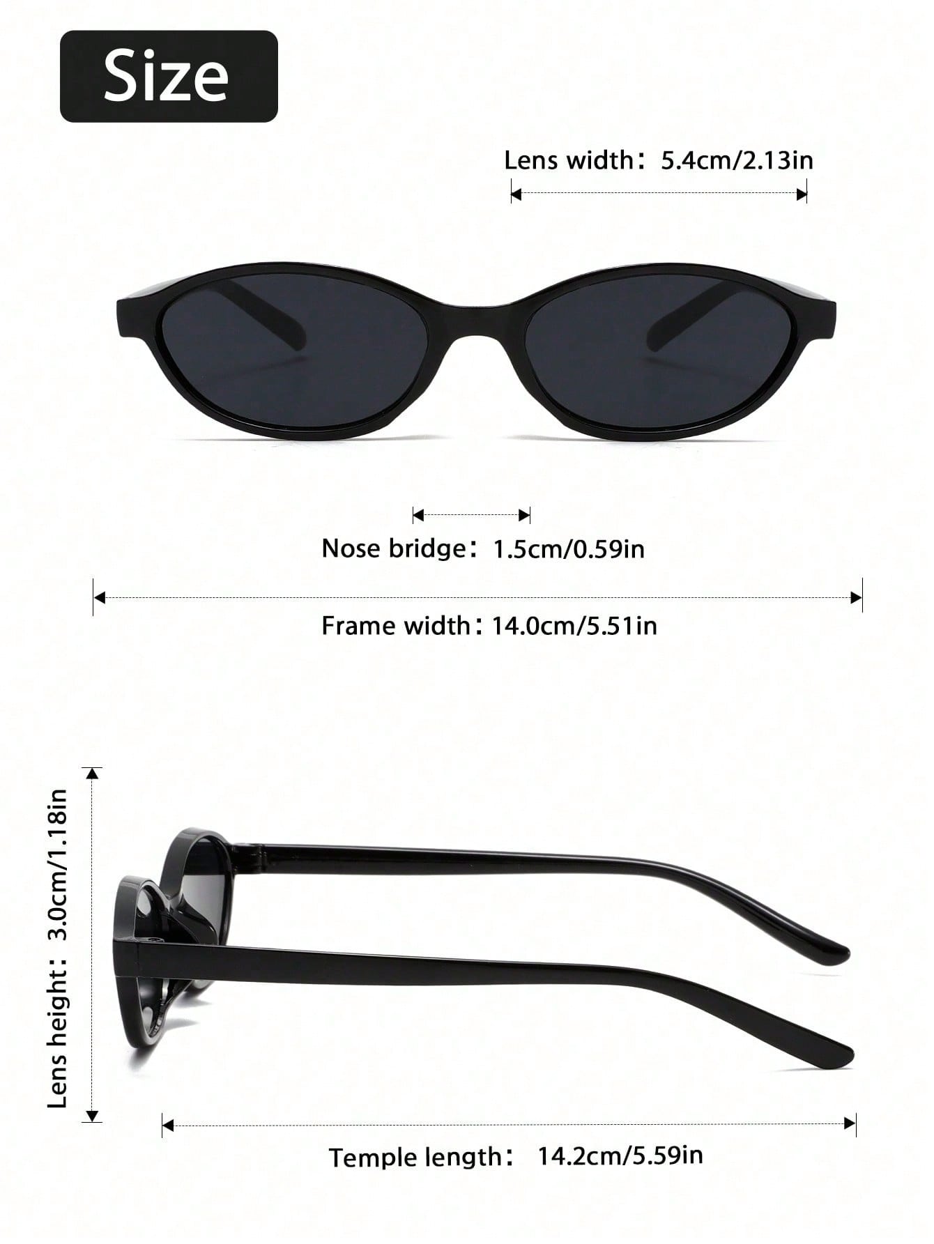 5pcs Women’s Geometric Full Frame Colorful Glasses