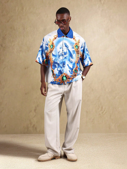 Renaissance Art Print Italian Baroque Boxy Fit Shirt