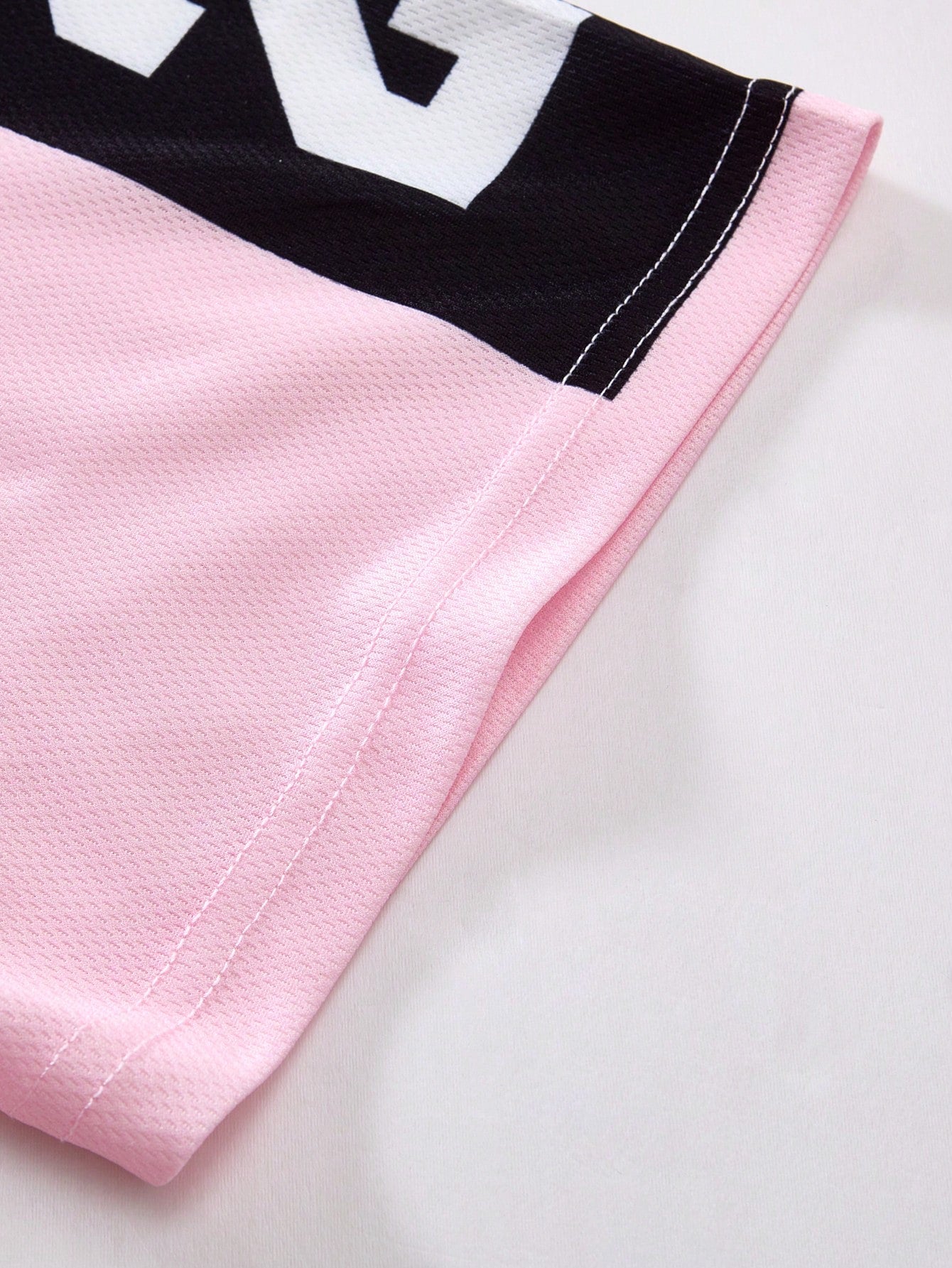 Prep Preppy Slogan Number Graphic Short Sleeve Jersey