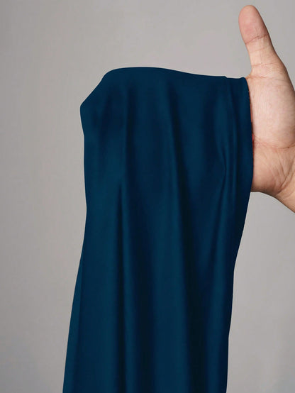 Slaydiva Women's Oversized V-Neck Semi-Sheer Jersey