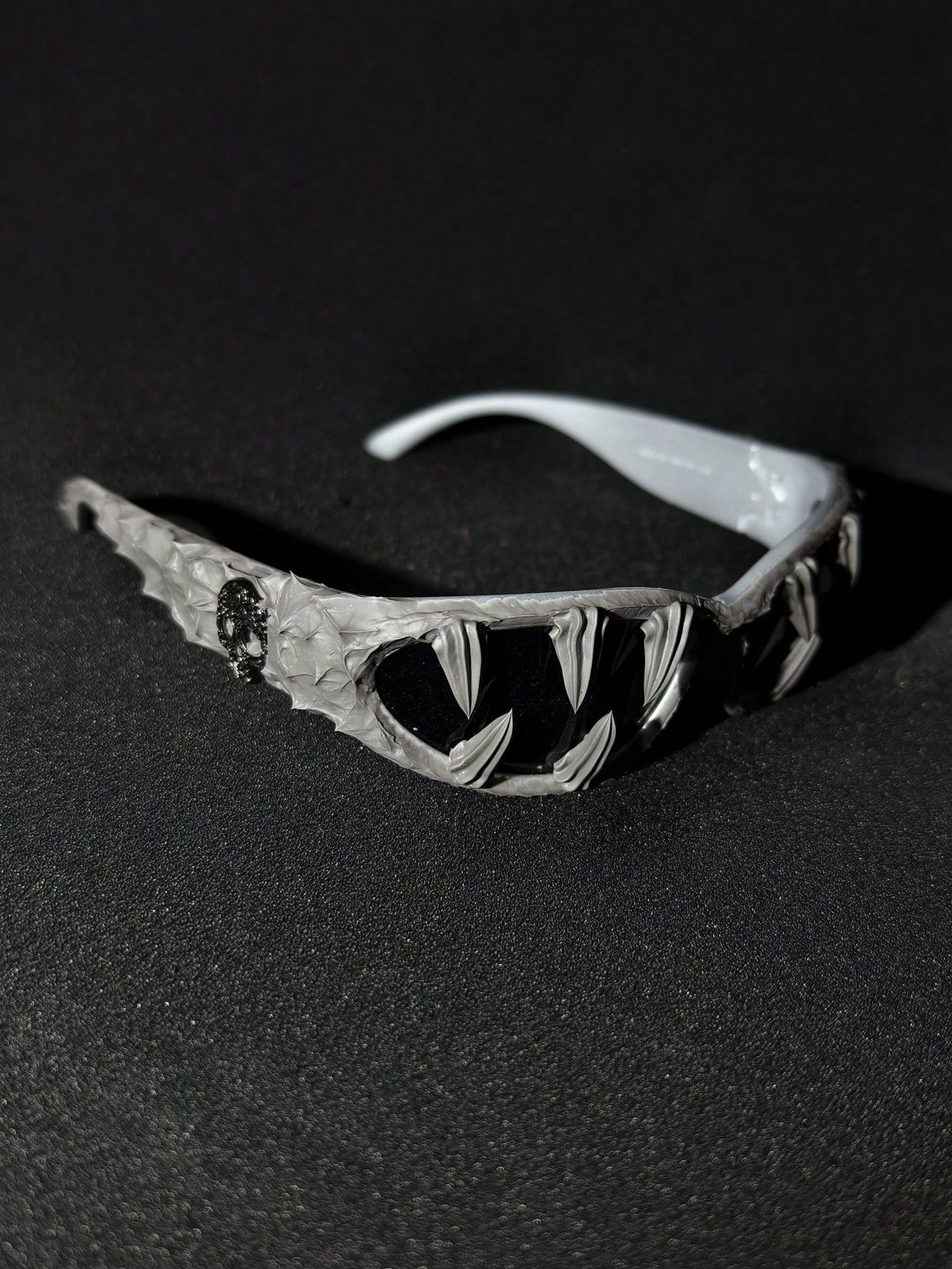 Vintage Skull Cashew Flower Unisex Fashion Glasses