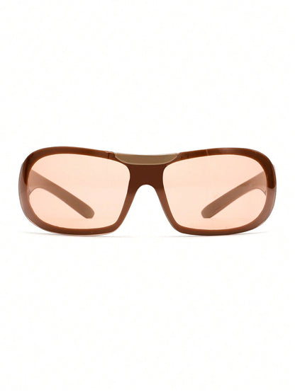 Y2K Futuristic Wraparound Millennium Fashion Glasses