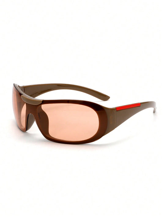 Y2K Futuristic Wraparound Millennium Fashion Glasses