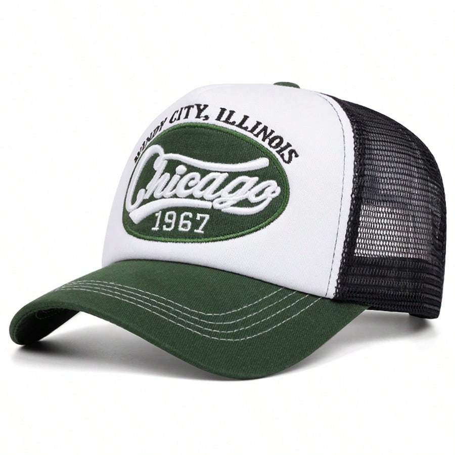 Chicago 1967 Embroidered Mesh Trucker Baseball Cap