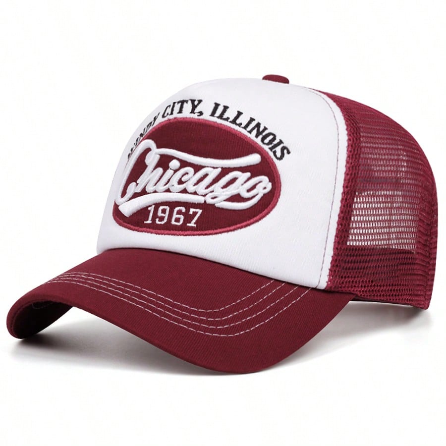 Chicago 1967 Embroidered Mesh Trucker Baseball Cap