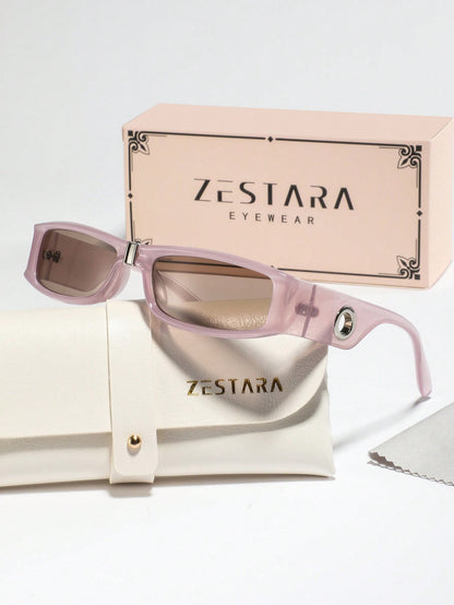 Women’s Narrow Rectangle Retro Chic Vacation Glasses