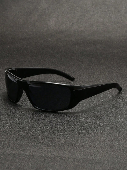 Retro Y2K Unisex Rectangle Fashion Eyeglasses - Pisif