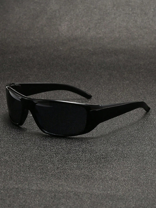 Retro Y2K Unisex Rectangle Fashion Eyeglasses - Pisif