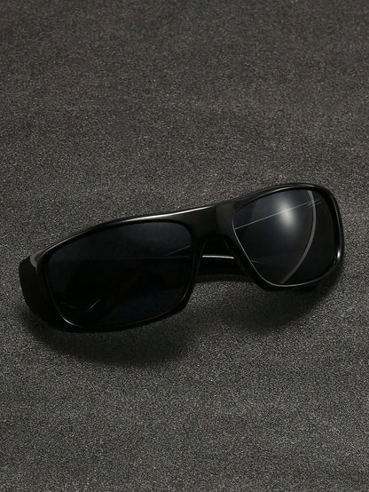 Retro Y2K Unisex Rectangle Fashion Eyeglasses - Pisif
