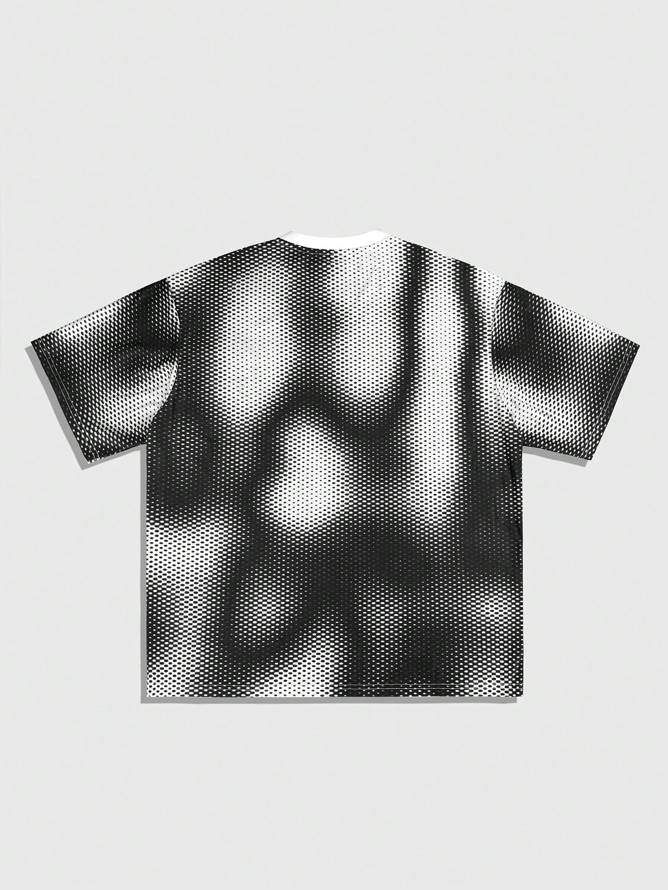 Multicolor Soccer Style V-Neck Contrast Striped Graphic Jersey