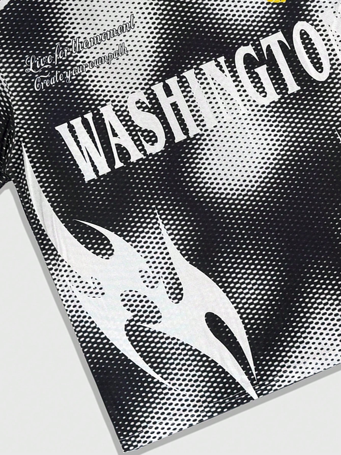 Multicolor Soccer Style V-Neck Contrast Striped Graphic Jersey