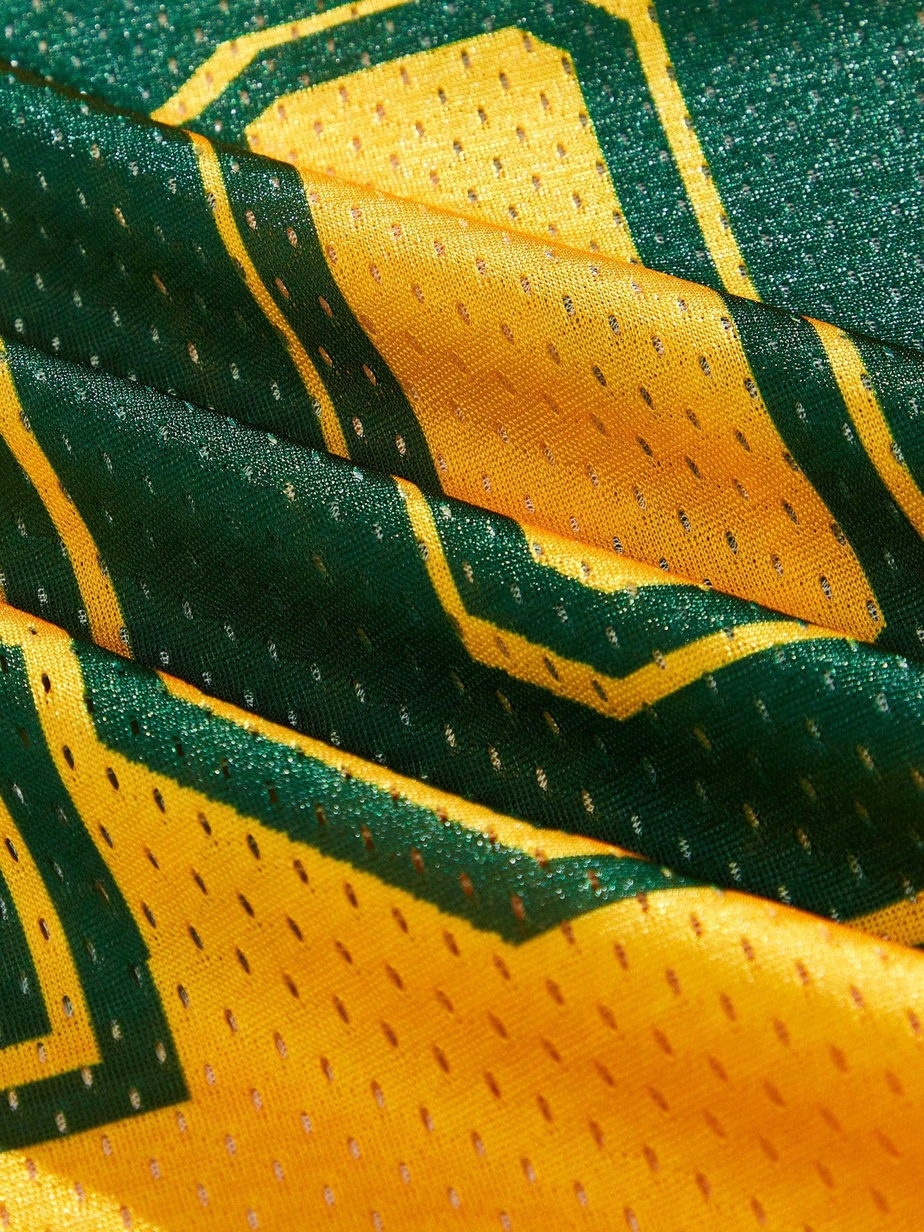 Preppy Yellow V-Neck Raglan Digital Number Print Jersey