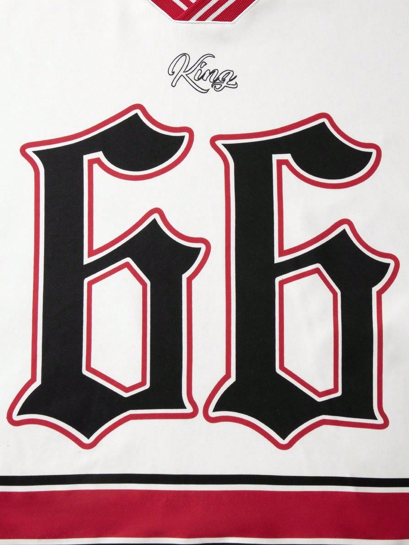 Men's White Loose Fit V-Neck Short Sleeve Jersey Sports