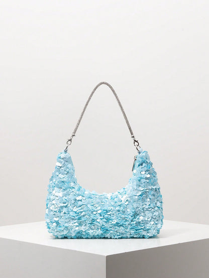 Elegant Sparkling Sequin Party Shoulder Bag & Purse