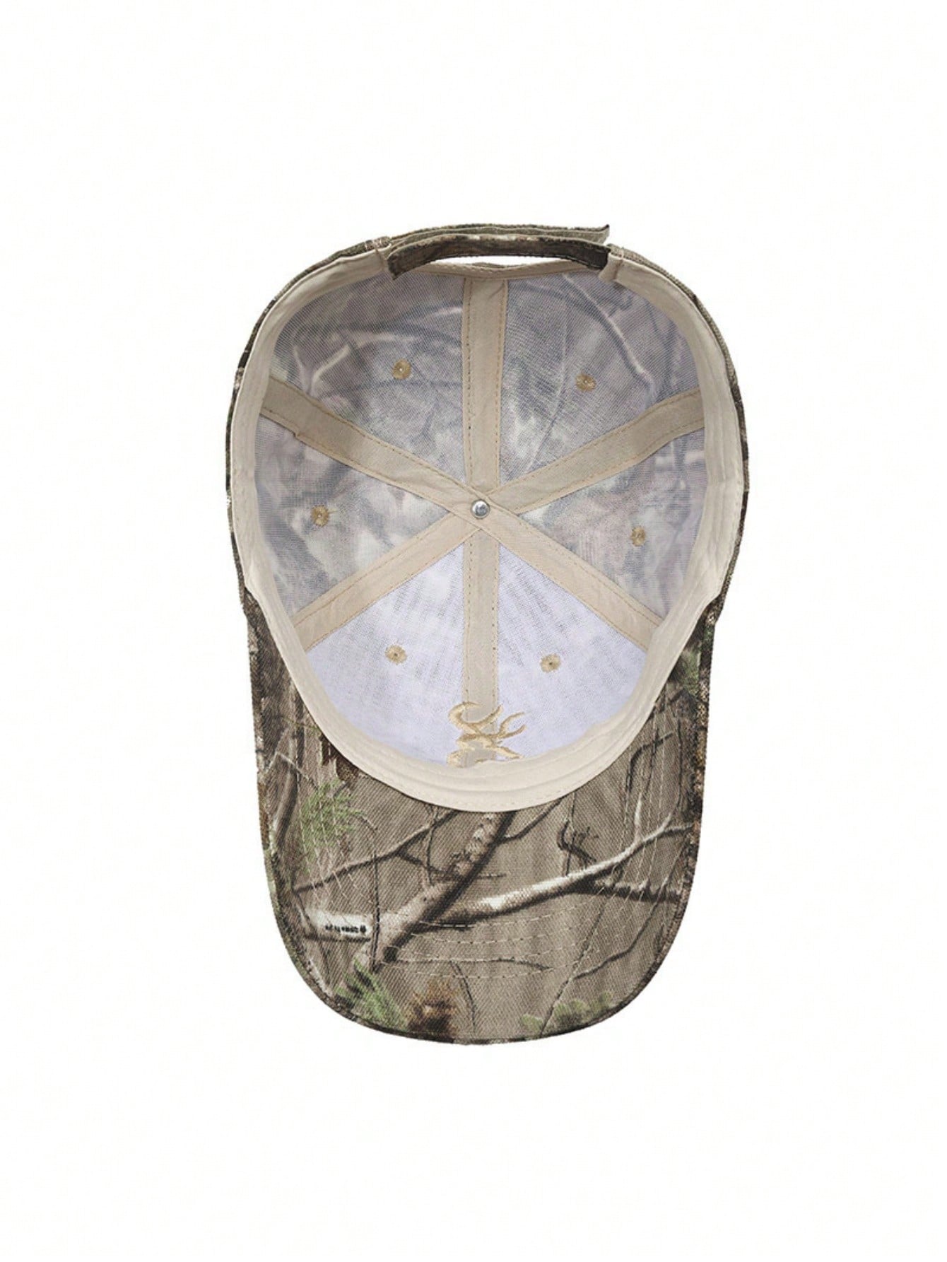 Embroidered Deer Logo Camouflage Baseball Cap
